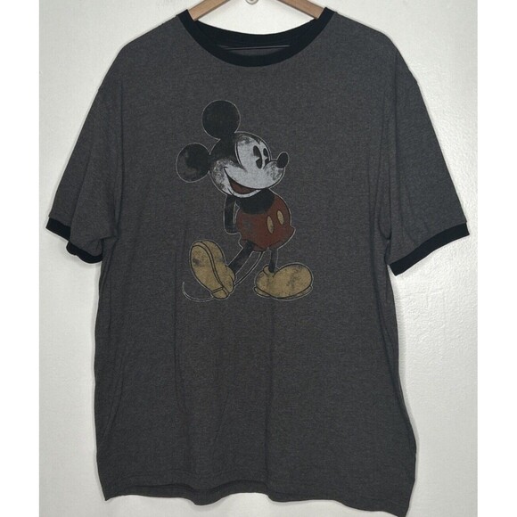Disney Other - Disney Parks Mickey Mouse T-Shirt Adult XL Dark Gray Vacation Gift Spring Break